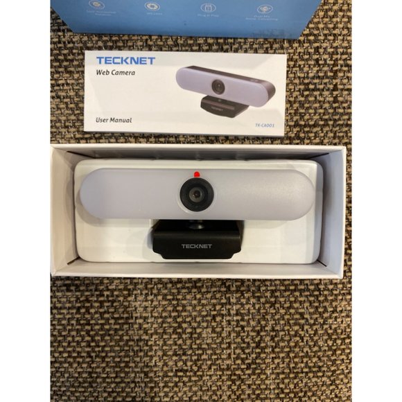 Tecknet Web Camera TK-CA001 HD 1080P w/Microphone LED Light Touch Control - Picture 6 of 6